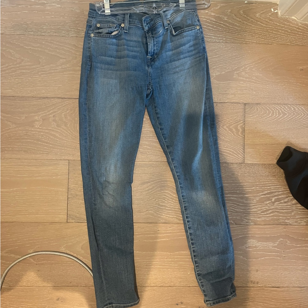 7 for all mankind cropped skinny jeans